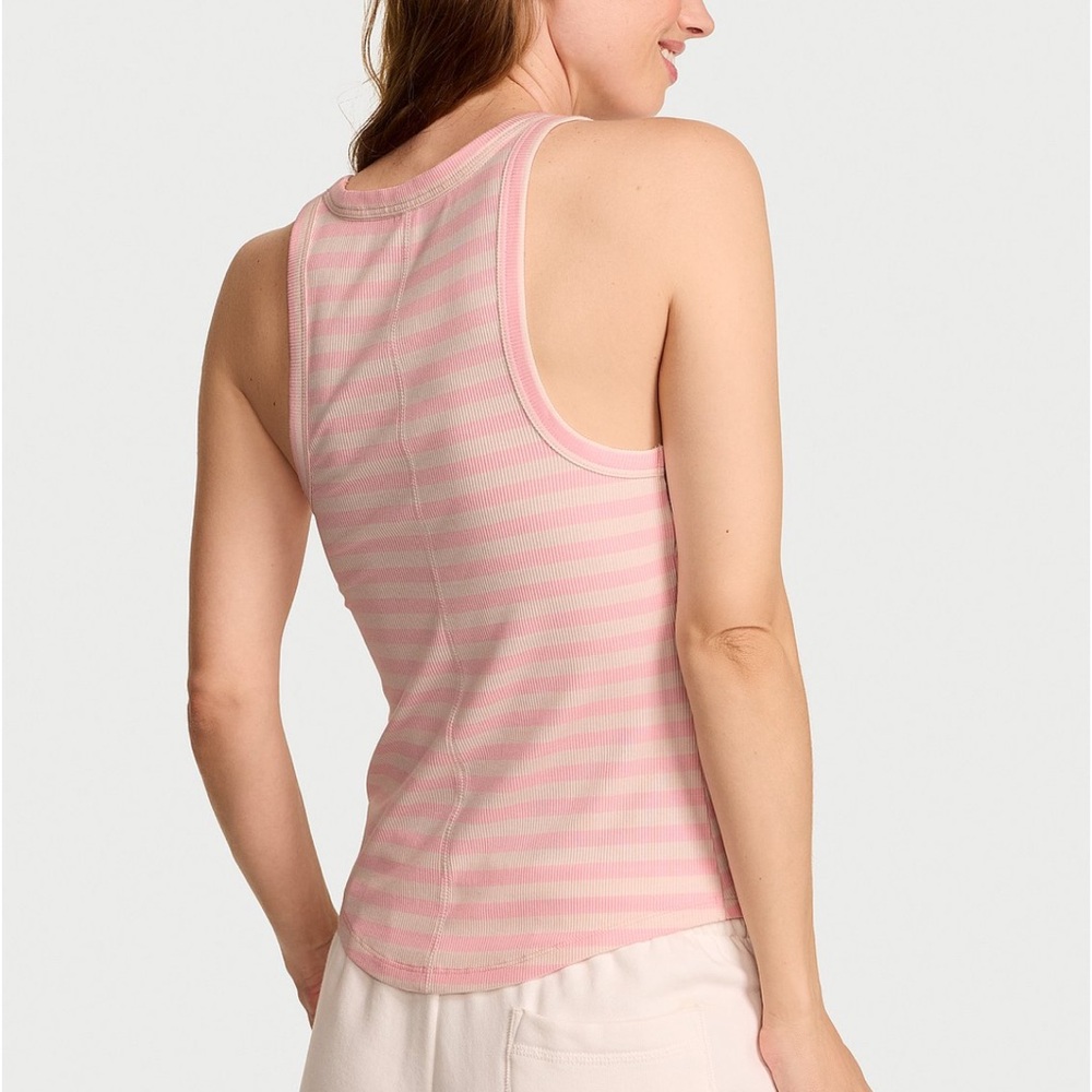 VS Iconic Rib Racerback Tank Top - Picture 5 of 6